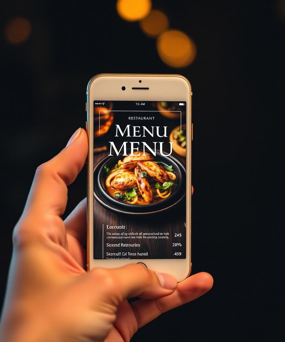 restaurant menu